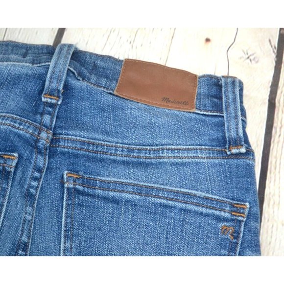 MADEWELL Women's 9" High Rise Skinny Jeans SIZE 23‎ Blue - Picture 4 of 8